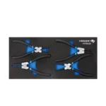 Hoegert set kolica za alat sa 6 ladica i 221 komada pribora