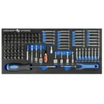 Hoegert set kolica za alat sa 6 ladica i 221 komada pribora