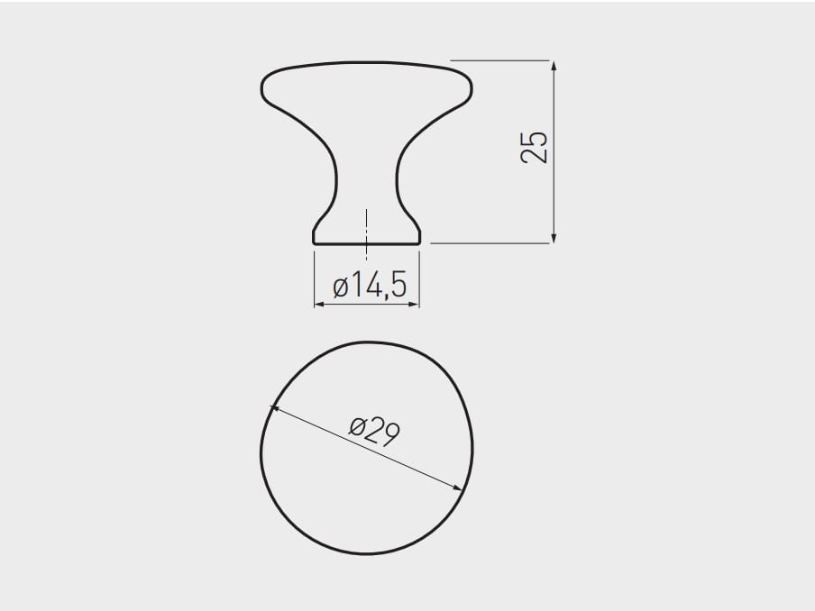 GTV dugme ručkica GZ-UDINE