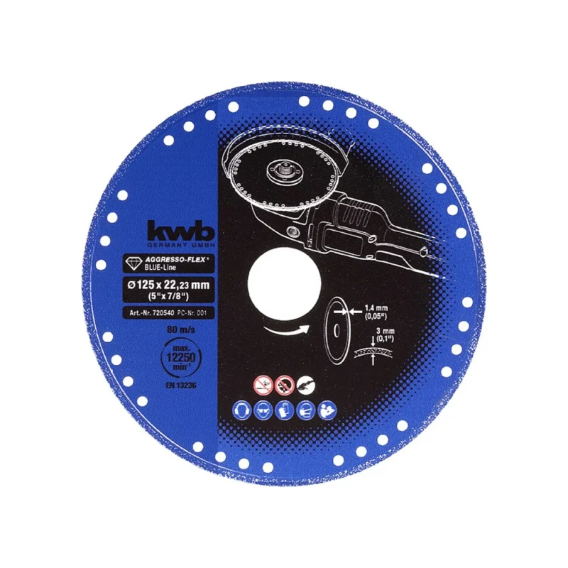 KWB dijamantska rezna ploča za metal 125 x 22 mm Blue Line 49720540