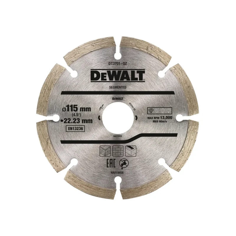 DeWalt univerzalna dijamantska ploča 115 x 22.23 mm DT3701-QZ