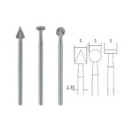 Proxxon 3-dijelni set glodala različitih oblika 28720