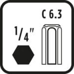 KWB bitovi Torx 1/4'' 2/1