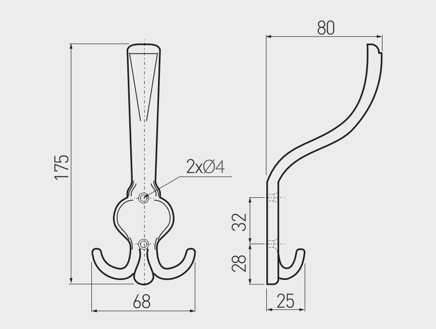 GTV vješalica ORVIETO WZ-ORVIE-A0-09