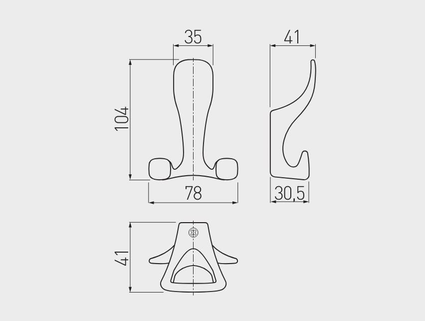 GTV vješalica TOLEDO A0
