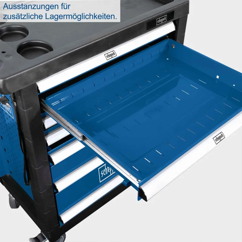 Scheppach set kolica za alat sa 70  komada pribora TW1100
