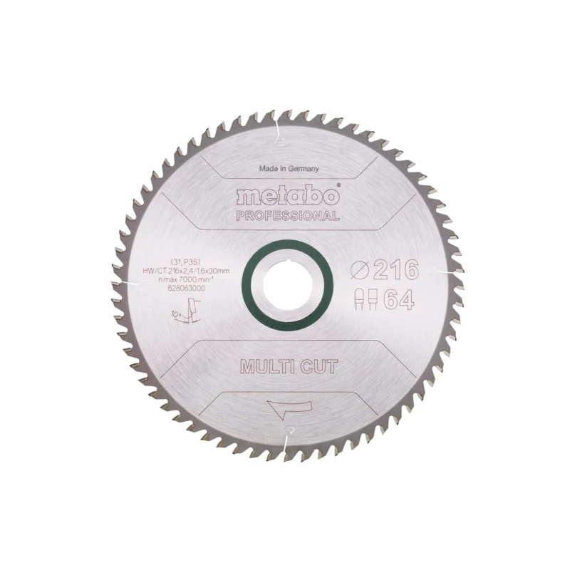 Metabo list kružne pile/cirkulara 216 x 2.4/1.6 x 30 Multi Cut Professional 628063000