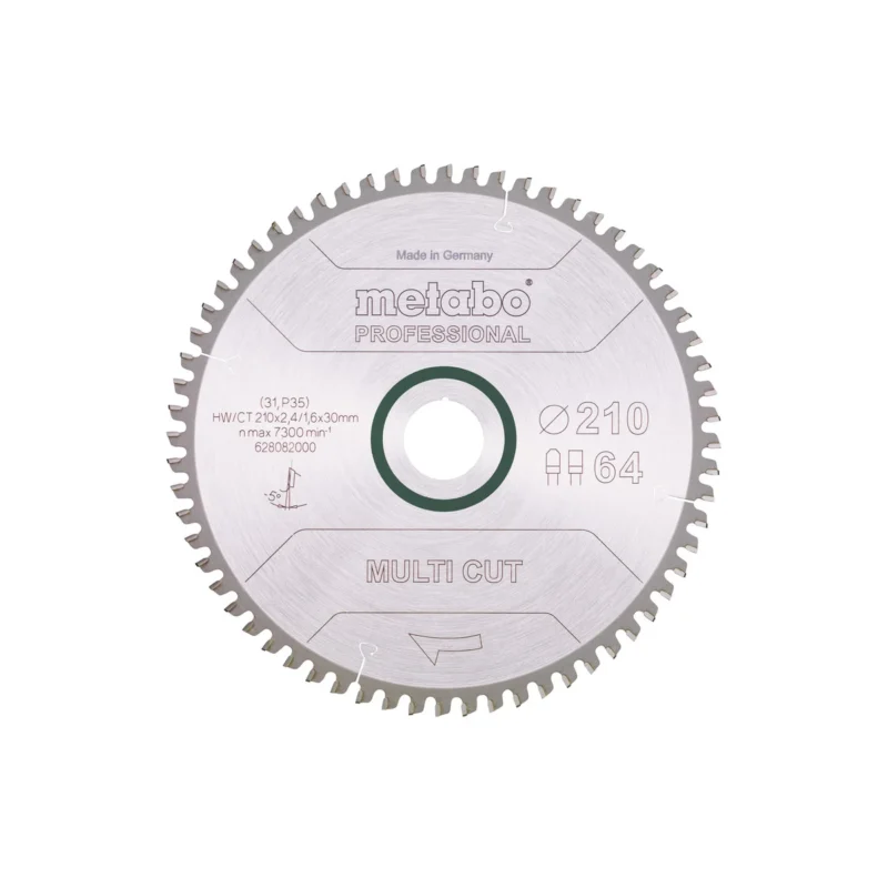 Metabo list kružne pile/cirkulara 210 x 2.4/1.6 x 30 Multi Cut Professional 628082000