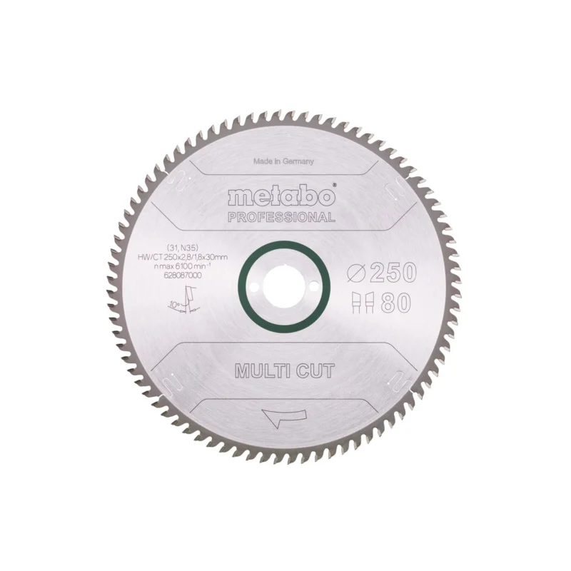 Metabo list kružne pile/cirkulara 250 x 2.8/1.8 x 30 Multi Cut Professional 628087000