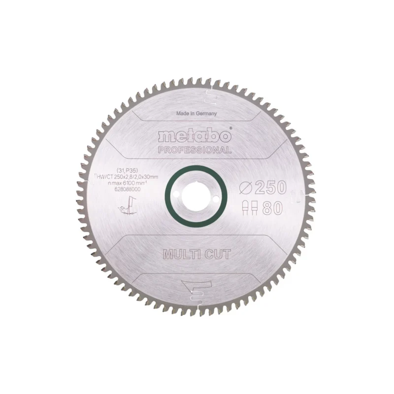 Metabo list kružne pile/cirkulara 250 x 2.8/2.0 x 30 Multi Cut Professional 628088000