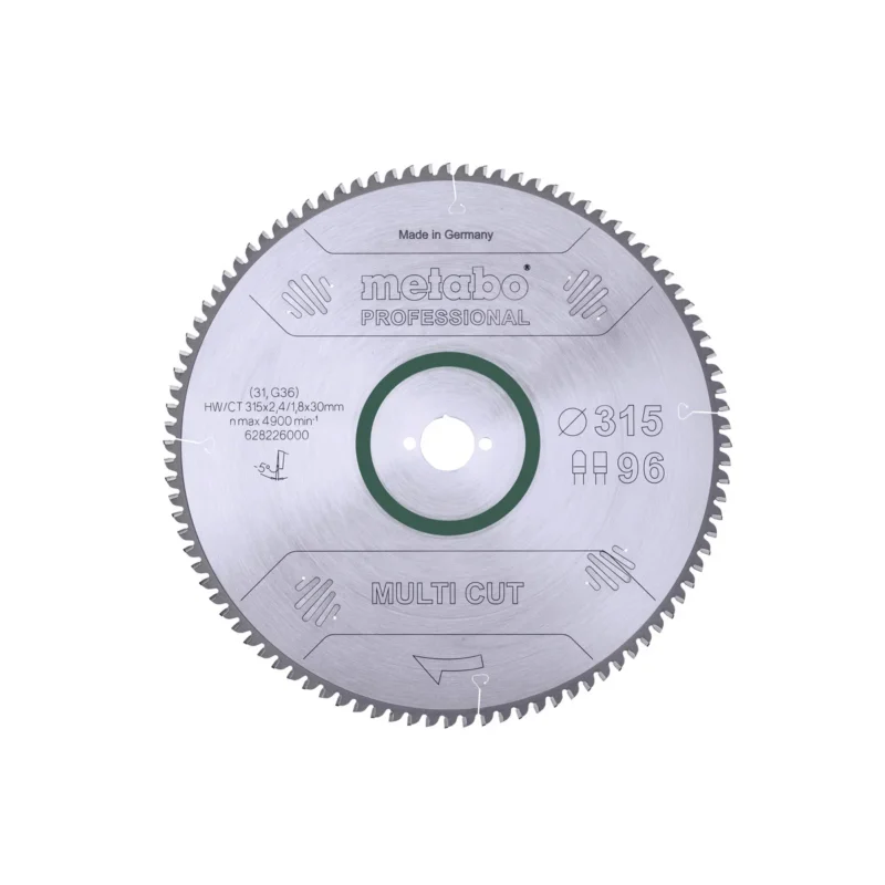 Metabo list kružne pile/cirkulara 315 x 2.4/1.8 x 30 Multi Cut Professional 628226000