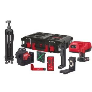 Milwaukee križni linijski laserski nivelir M12 3PLKIT-401P - Kit
