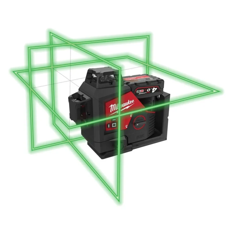 Milwaukee križni linijski laserski nivelir M12 3PLKIT-401P - Kit