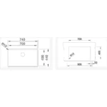 Blanco Claron 700-U Durinox