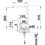 Blanco Laressa-F Krom HD