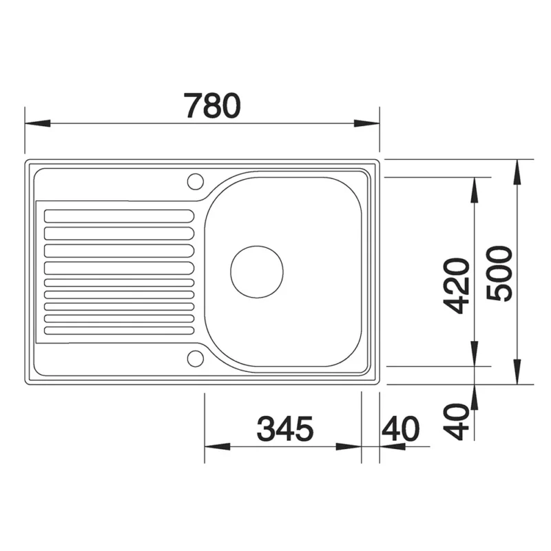 Blanco Tipo 45 S Compact