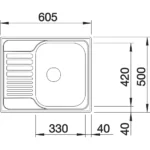 Blanco Tipo 45 S Mini