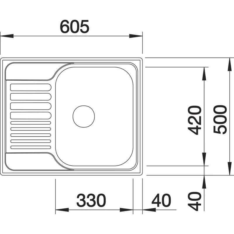 Blanco Tipo 45 S Mini