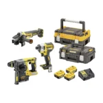 DeWalt set aku bušilica -odvijač - brusilica 18V 3 x 5.0Ah u TSTAK koferu  DCK305P3T