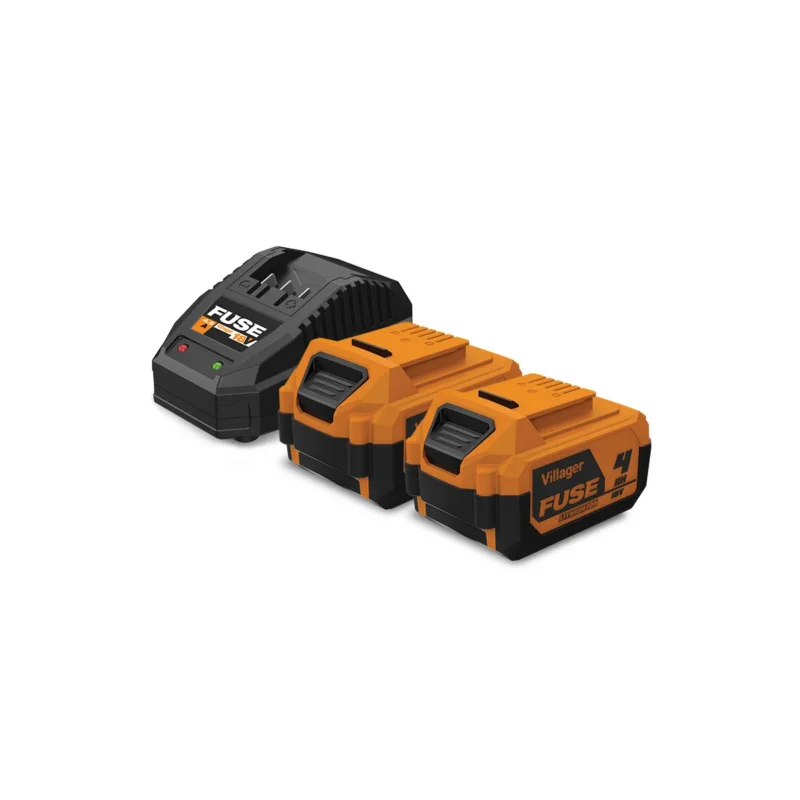 Villager set FUSE  baterija 2 x 4.0 Ah + punjač 4.5 A