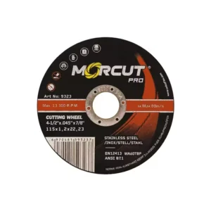 Morcut rezna ploča za metal i inox 115 x 1.0 x 22.23 mm