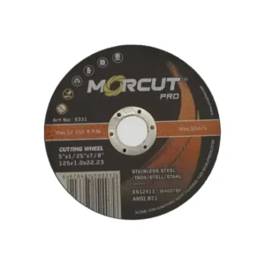 Morcut rezna ploča za metal i inox 125 x 1.0 x 22.23 mm