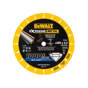 DeWALT dijamantska rezna ploča 355 x 25.4 x 3.3 mm EXTREME DT40257-QZ