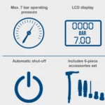 Scheppach aku ručni kompresor IXES C-AC20-X - Solo
