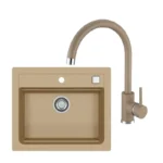 Alveus SET sudoper ATROX30 i slavina KATI - Beige