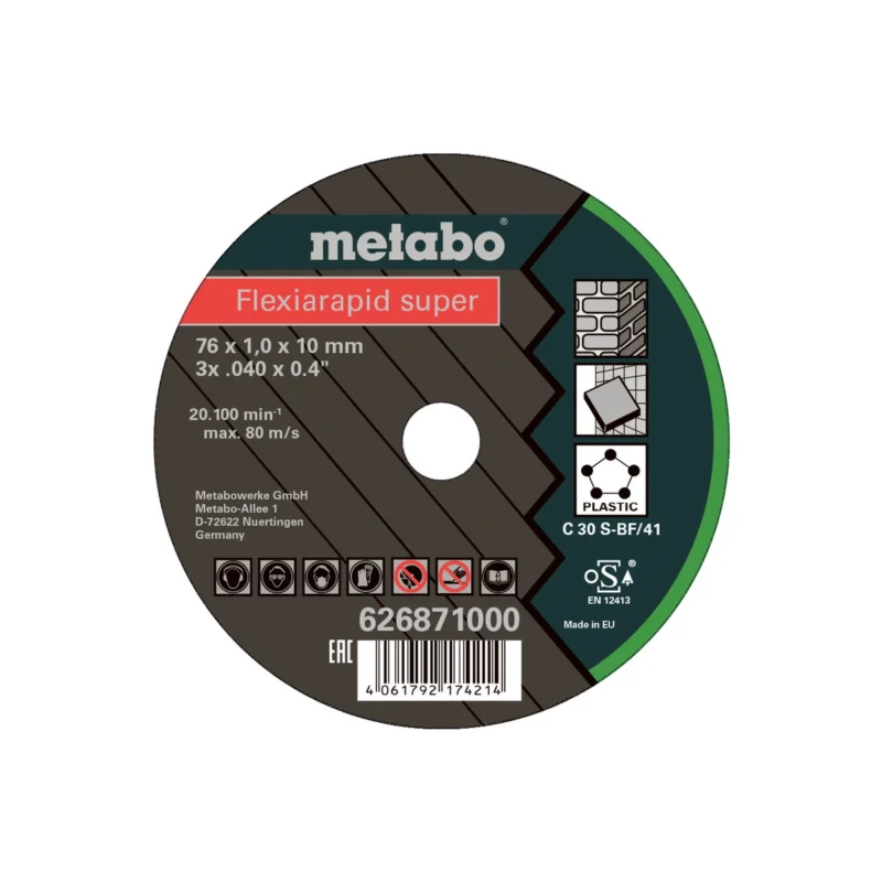 Metabo rezna ploča za inox 150 x 1.6 x 22.23 mm FLEXIARAPID 616183000 (Kopiraj)
