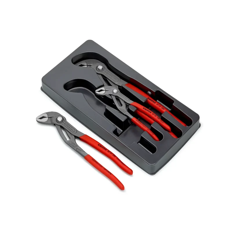 Knipex 3-dijelni set kliješta kombinovana, sječice i papagajke Cobra 00 20 09 V01 (Kopiraj)