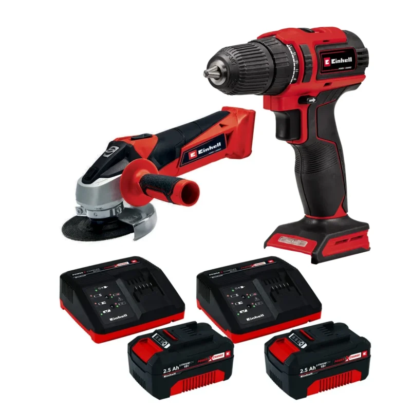 Einhell set aku bušilica i brusilica Power X-Change TC-TK 19 Li Kit (Kopiraj)