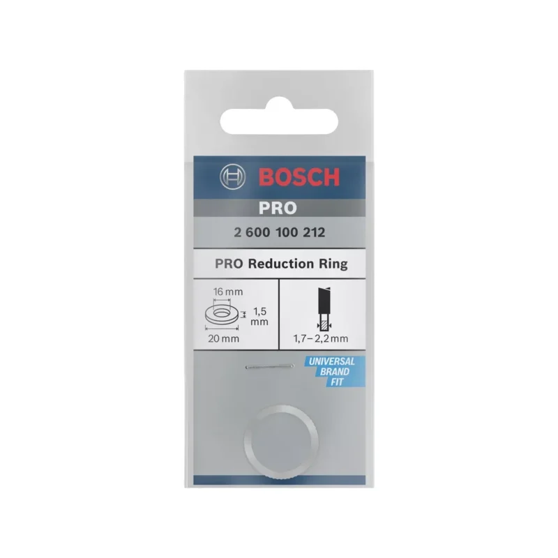 Bosch redukcioni prsten 20×1.5×16 mm za listove kružne pile