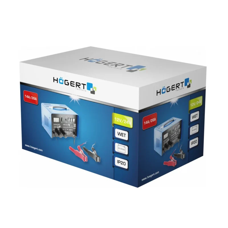 Hoegert elektronski punjač akumulatora 12-24V, 14-26A