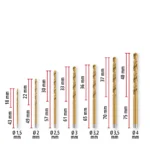 KWB 13-dijelni set TITAN burgija za metal 49427013