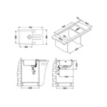 Alveus sudoper Atrox 50 (Kopiraj)