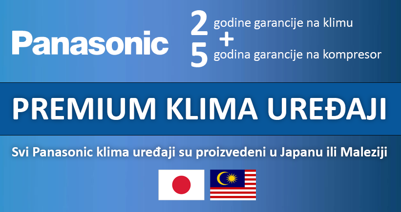 Panasonic klima uređaj BZ Super Compact BZ50-ZKE Inverter 18K