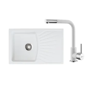 Metalac sudoper xQuadro 60 (Kopiraj) - Siva