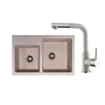 Metalac sudoper xQuadro Plus (Kopiraj) - Bež