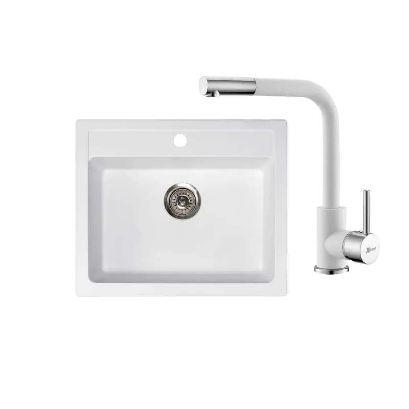Metalac sudoper xQuadro Plus (Kopiraj) - Bijela