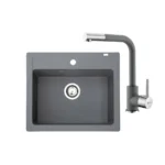 Metalac sudoper xQuadro Plus (Kopiraj) - Siva