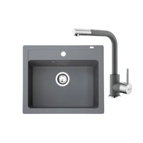 Metalac sudoper xQuadro Plus (Kopiraj) - Siva