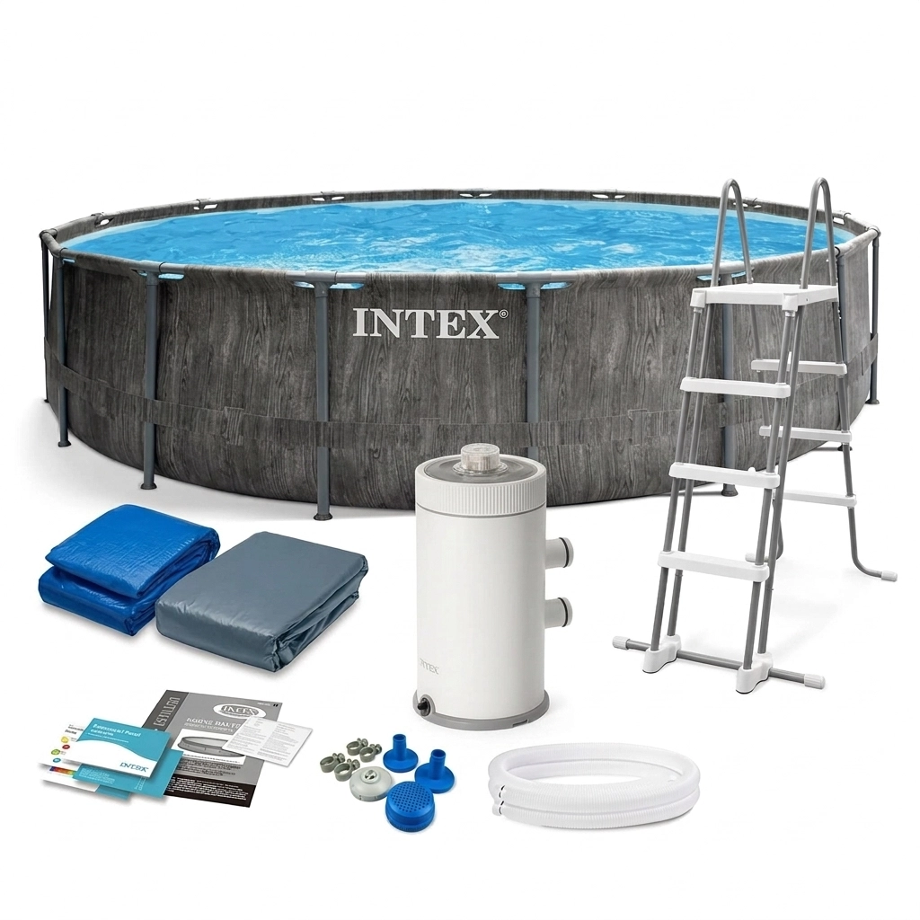 26742NP2123 Intex bazen sa metalnom konstrukcijom Greywood Prism Frame Premium 457 x 122 cm - 26742NP