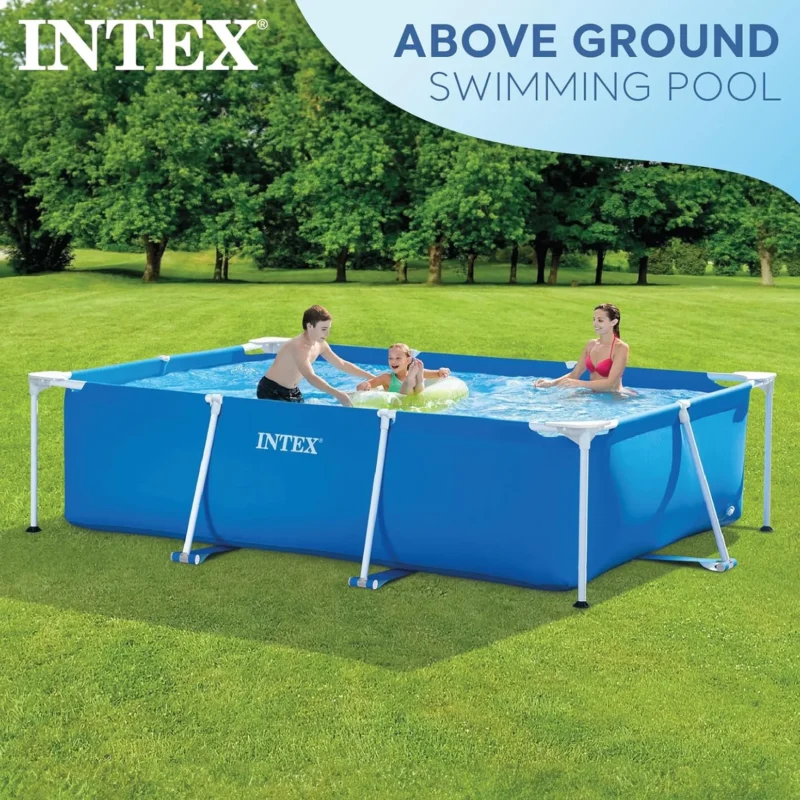 Intex bazen sa metalnom konstrukcijom Rectangular Frame 450 X 220 X 84 cm 28274 (Kopiraj)