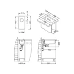 Alveus sudoper Quadrix 60 - Monarch (Kopiraj)