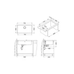 Alveus sudoper Quadrix 30 - Monarch (Kopiraj)