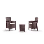 BICA baštenska garnitura LIDO TERRACE braon - Smeđa