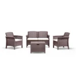 BICA baštenska garnitura VENEZIA 2 braon - Smeđa