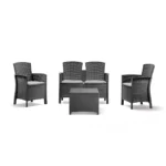 BICA baštenska garnitura LIDO STORAGE 2 grafit - Siva