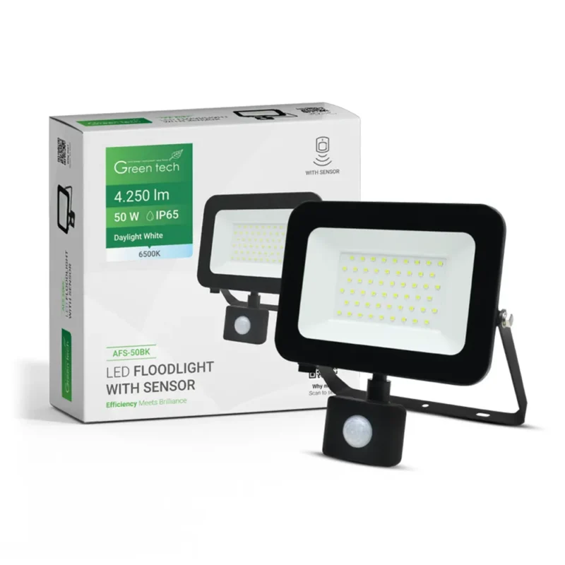 Green Tech LED reflektor sa senzorom 2550lm, 30W, 6500K - AFS-30WH (Kopiraj)